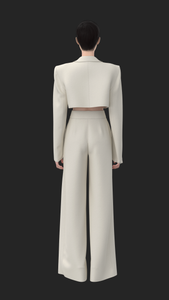 white palazzo trousers for women