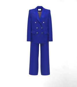 woolen royal blue suit
