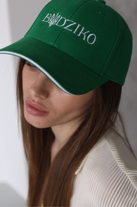 green cap hat